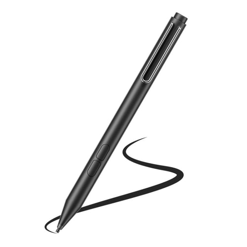 F94S สำหรับปากกาสไตลัส Microsoft Surface Series 1024 ปากกาอิเล็กทรอนิกส์ระดับแรงกด, 1024 Pressure Level (Black), 1024 Pressure Level (Silver)