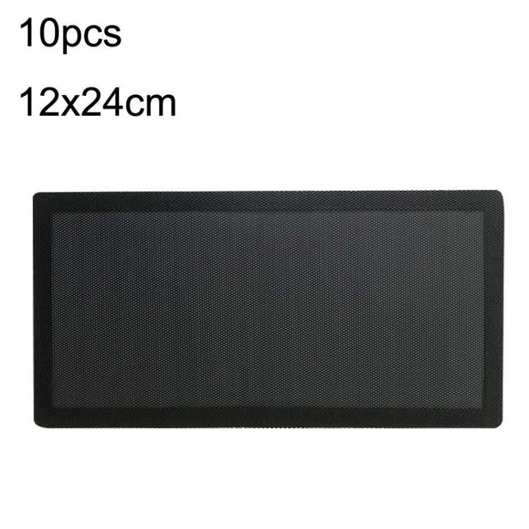 PVC พัดลมระบายความร้อน Dust Net Desktop Computer พัดลมอุตสาหกรรมฝาครอบตัวกรอง, 10pcs 12cm With Magnetic Suction, 10pcs 14cm With Magnetic Suction, 10pcs 12x24cm With Magnetic Suction, 10pcs 14x28cm With Magnetic Suction Ordinary Version                ...