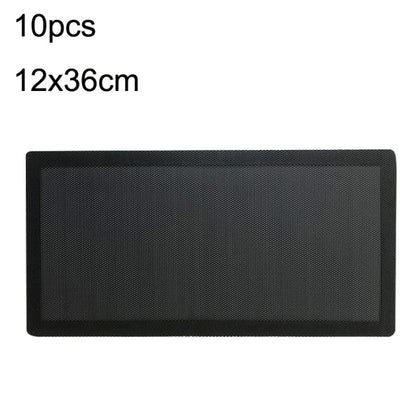 PVC พัดลมระบายความร้อน Dust Net Desktop Computer พัดลมอุตสาหกรรมฝาครอบตัวกรอง, 10pcs 12cm With Magnetic Suction, 10pcs 14cm With Magnetic Suction, 10pcs 12x24cm With Magnetic Suction, 10pcs 14x28cm With Magnetic Suction Ordinary Version                ...
