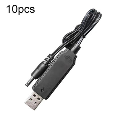 10 ชิ้น 3.7V IC ป้องกันวงจรลิเธียมแบตเตอรี่สายชาร์จหัวตรง USB, 2.0mm, 3.5mm, 5.5mm