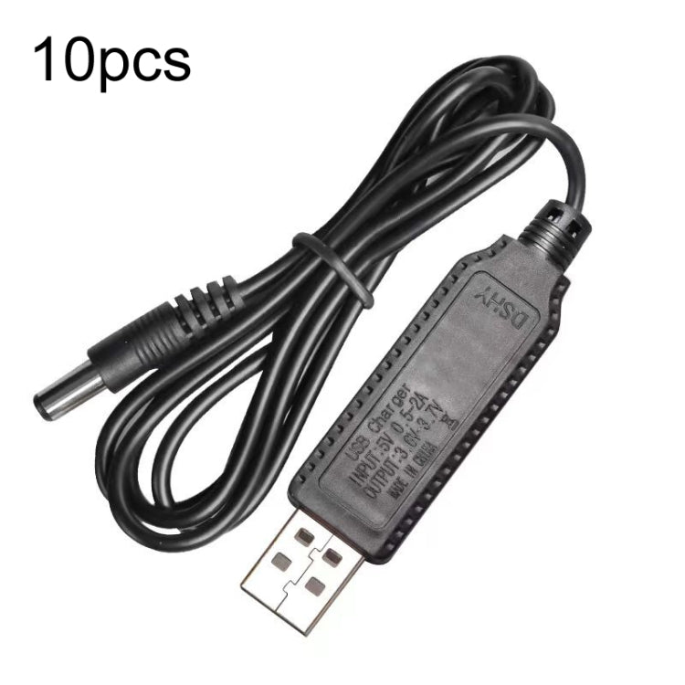 10 ชิ้น 3.7V IC ป้องกันวงจรลิเธียมแบตเตอรี่สายชาร์จหัวตรง USB, 2.0mm, 3.5mm, 5.5mm