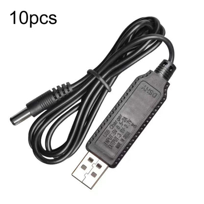 10 ชิ้น 3.7V IC ป้องกันวงจรลิเธียมแบตเตอรี่สายชาร์จหัวตรง USB, 2.0mm, 3.5mm, 5.5mm
