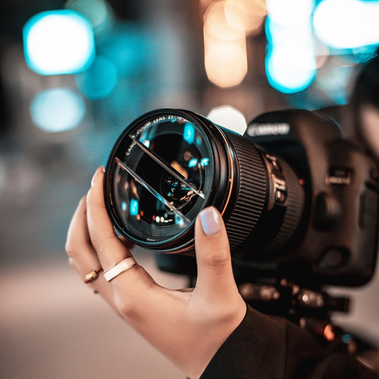 การถ่ายภาพพื้นหน้าเบลอฟิลเตอร์ Double Half Moon SLR อุปกรณ์เสริม, 49mm, 52mm, 55mm, 58mm, 62mm, 67mm, 72mm, 77mm, 82mm