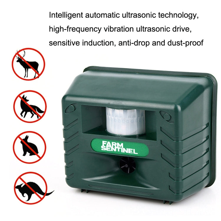 SK131 Garden Outdoor Ultrasonic Rat Repeller อุปกรณ์ขับไล่สัตว์ในฟาร์มงู