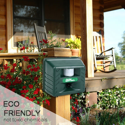 SK131 Garden Outdoor Ultrasonic Rat Repeller อุปกรณ์ขับไล่สัตว์ในฟาร์มงู