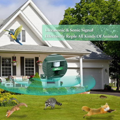 SK131 Garden Outdoor Ultrasonic Rat Repeller อุปกรณ์ขับไล่สัตว์ในฟาร์มงู