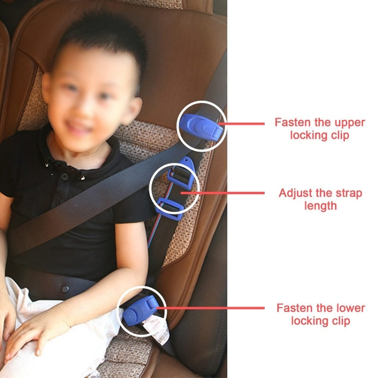 เข็มขัดนิรภัยปรับที่นั่งเด็กในรถยนต์ Anti-collision Limit Fixer