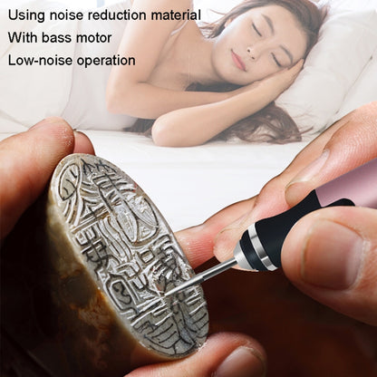 SNJ-3681 ปากกาแกะสลักมินิเครื่องขัดไฟฟ้าแบบไร้สายสไตล์:, Roae Gold+Grinding Head, Silver+Grinding Head, Rose Gold+Grinding Head+Cutting Blade+Carving Stencil, Silver+Grinding Head+Cutting Blade+Carving Stencil