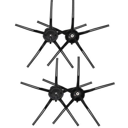 สำหรับ Ruber Sah / Tahsa / T7S Plus G10, 4pcs Black Side Brush, 4pcs White Side Brush, 1pc Main Brush Cover