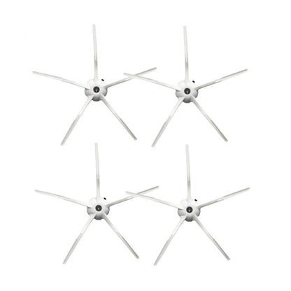 สำหรับ Ruber Sah / Tahsa / T7S Plus G10, 4pcs Black Side Brush, 4pcs White Side Brush, 1pc Main Brush Cover