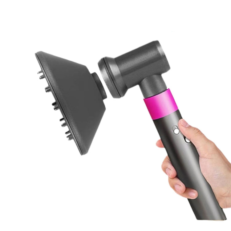 สำหรับเครื่องเป่าผม Dyson Airwrap Diffuser หัวฉีดสิ่งที่แนบมาสำหรับเปลี่ยนอุปกรณ์เสริม, Without Adapter, With Adapter
