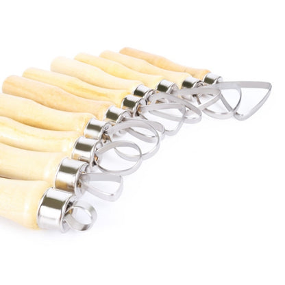 10 ชิ้น/เซ็ต Art เครื่องปั้นดินเผา Clay Bulk Scraper เครื่องมือ, 10pcs/set