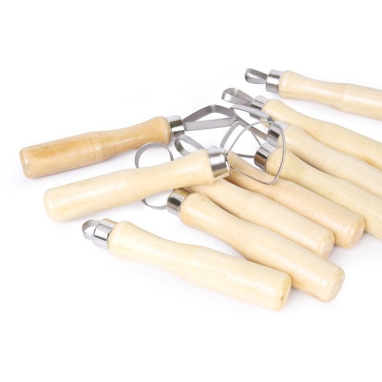 10 ชิ้น/เซ็ต Art เครื่องปั้นดินเผา Clay Bulk Scraper เครื่องมือ, 10pcs/set