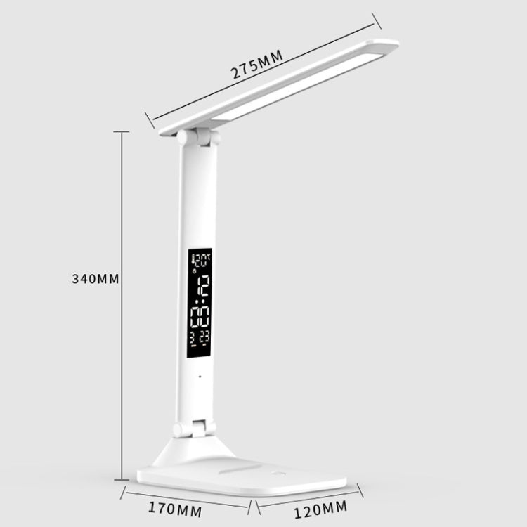LED Intelligent Digital Display โคมไฟตั้งโต๊ะพับได้ สไตล์:, Charging 2000mAh, Charging 3200mAh, Double Head USB Straight Plug, Double Head Charging 2000mAh, Double Head Charging 3200mAh