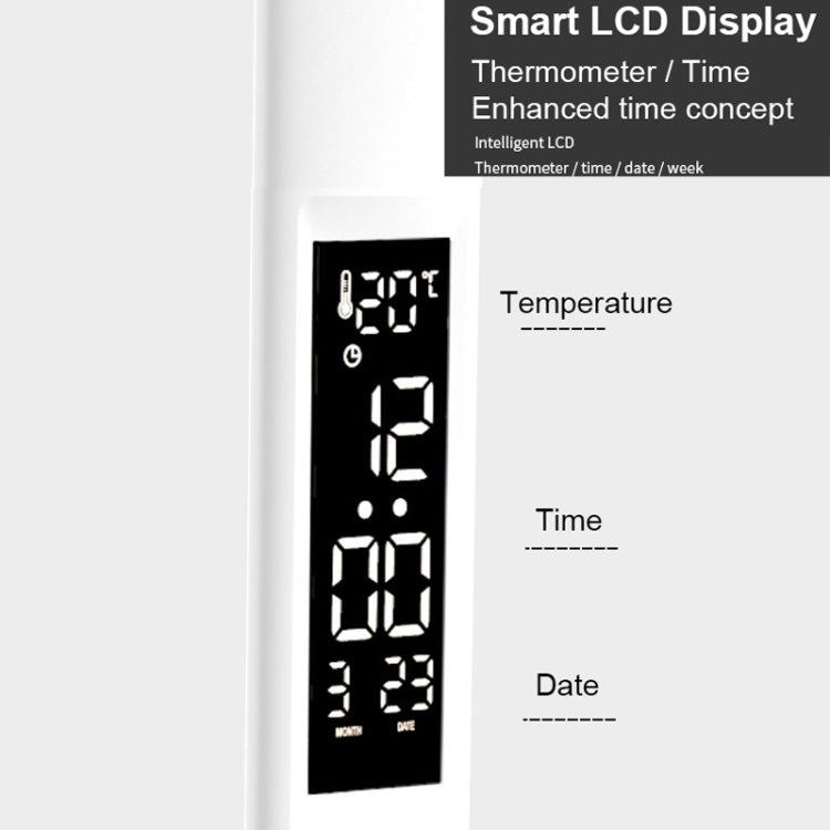 LED Intelligent Digital Display โคมไฟตั้งโต๊ะพับได้ สไตล์:, Charging 2000mAh, Charging 3200mAh, Double Head USB Straight Plug, Double Head Charging 2000mAh, Double Head Charging 3200mAh