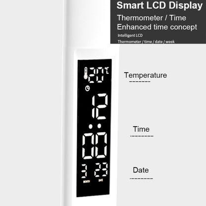 LED Intelligent Digital Display โคมไฟตั้งโต๊ะพับได้ สไตล์:, Charging 2000mAh, Charging 3200mAh, Double Head USB Straight Plug, Double Head Charging 2000mAh, Double Head Charging 3200mAh