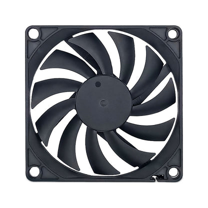 FANNER Ice Soul F8010 พัดลมแชสซีแบบบางพิเศษ 4pin PWM การปรับความเร็วอัจฉริยะ การระบายความร้อนที่เงียบ การกระจายความร้อน, F8010