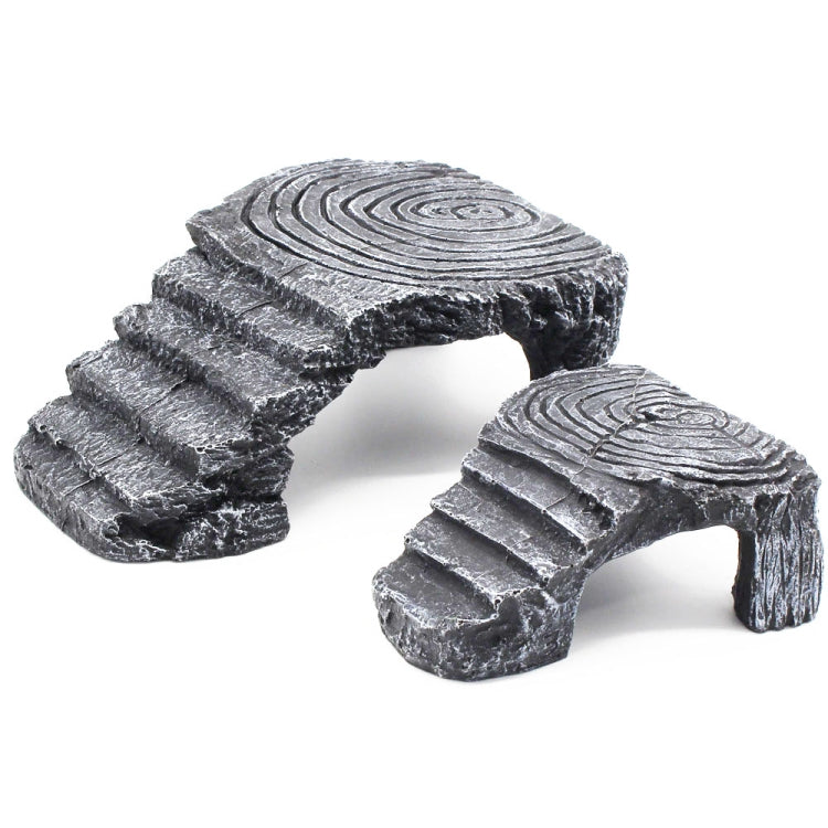 Turtle Aquascape Climbing Platform สัตว์เลื้อยคลานซ่อนถ้ำ แพลตฟอร์มเต่าสามขา, Small, Large