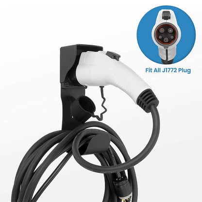ที่วางสายชาร์จ EV รถยนต์ไฟฟ้าสายชาร์จออแกไนเซอร์สำหรับปลั๊ก J1772, EV Charger Cable