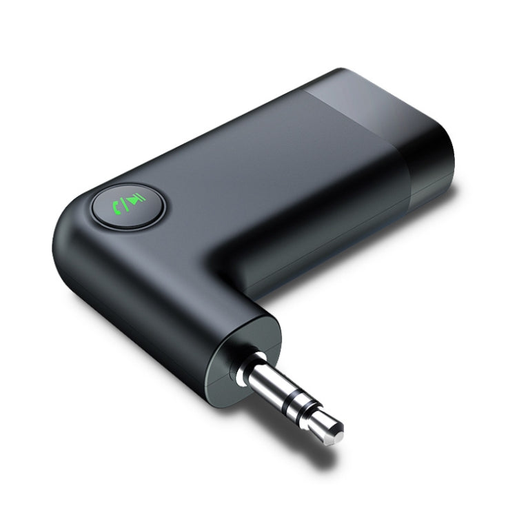 S-18 Car Mini AUX Audio Adapter ไร้สาย Bluetooth 5.0 ตัวรับ, S-18