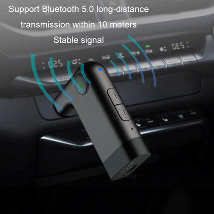 S-18 Car Mini AUX Audio Adapter ไร้สาย Bluetooth 5.0 ตัวรับ, S-18