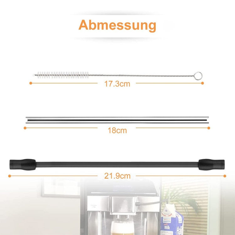 สำหรับเครื่องชงกาแฟ Bosch VeroAroma / Siemens EQ.6 Series และชุดแปรงทำความสะอาด, Brush Set(Dark Gray)
