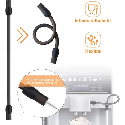 สำหรับเครื่องชงกาแฟ Bosch VeroAroma / Siemens EQ.6 Series และชุดแปรงทำความสะอาด, Brush Set(Dark Gray)