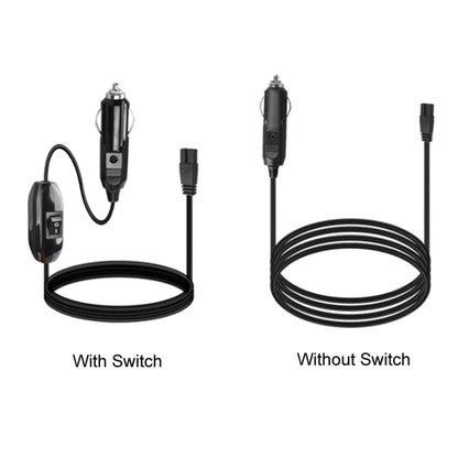 สายไฟสำหรับตู้เย็นในรถยนต์ 12V/24V B ต่อท้ายปลั๊กไฟสำหรับเสียบที่จุดบุหรี่ ความยาว:, 1m Without Switch, 1m With Switch, 2m With Switch, 3m Without Switch, 3m With Switch, 4m Without Switch, 4m With Switch, 5m Without Switch, 5m With Switch