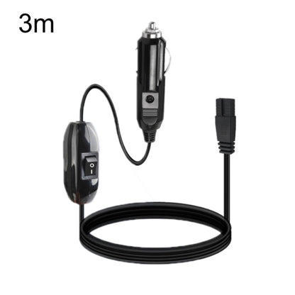 สายไฟสำหรับตู้เย็นในรถยนต์ 12V/24V B ต่อท้ายปลั๊กไฟสำหรับเสียบที่จุดบุหรี่ ความยาว:, 1m Without Switch, 1m With Switch, 2m With Switch, 3m Without Switch, 3m With Switch, 4m Without Switch, 4m With Switch, 5m Without Switch, 5m With Switch