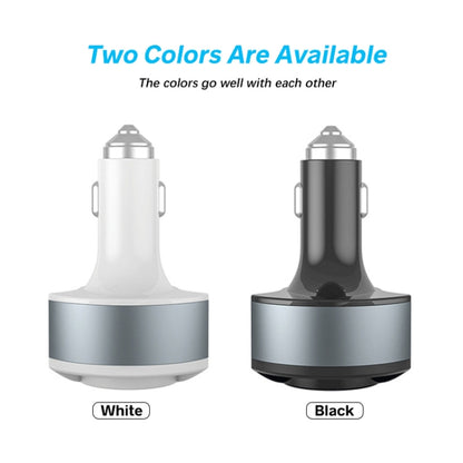 5V3A ที่จุดบุหรี่ PD Super Fast Charging เครื่องชาร์จในรถยนต์มัลติฟังก์ชั่น, 5V 3A Black, 5V 3A White