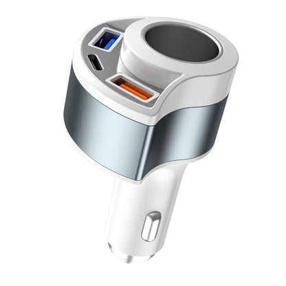 5V3A ที่จุดบุหรี่ PD Super Fast Charging เครื่องชาร์จในรถยนต์มัลติฟังก์ชั่น, 5V 3A Black, 5V 3A White