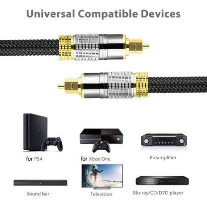 สายสัญญาณเสียงใยแก้วนำแสงลำโพงเพาเวอร์แอมป์ Digital Audiophile Square To Square Signal Cable, CO-TOS101 1m, CO-TOS101 1.5m, CO-TOS101 1.8m, CO-TOS101 2m, CO-TOS101 3m, CO-TOS101 5m, CO-TOS101 10m, CO-TOS101 15m, CO-TOS101 20m, CO-TOS101 30m