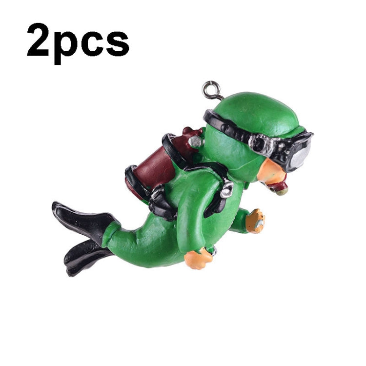 2 ชิ้นตู้ปลานักประดาน้ำพิพิธภัณฑ์สัตว์น้ำเครื่องประดับตกแต่ง Aquascape, Regular Blue, Regular Orange, Regular Black, Regular Pink, Regular Green, With Camera Blue, With Camera Black, With Camera Pink, With Camera Green, With Camera Orange