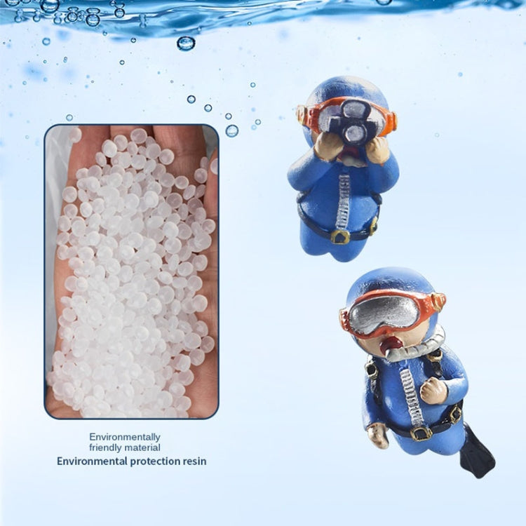 2 ชิ้นตู้ปลานักประดาน้ำพิพิธภัณฑ์สัตว์น้ำเครื่องประดับตกแต่ง Aquascape, Regular Blue, Regular Orange, Regular Black, Regular Pink, Regular Green, With Camera Blue, With Camera Black, With Camera Pink, With Camera Green, With Camera Orange