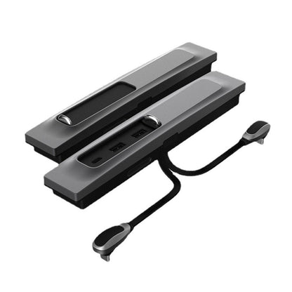 สำหรับ Tesla รุ่น 3/Y รถ T09 คอนโซลกลาง 27W 3-in-1 USB Hub Docking Station, T09