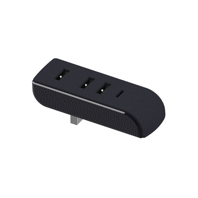 สำหรับ Tesla รุ่น 3/Y รถ AH37 3 USB + 1 Type-C/USB-C Port Hub Docking Station, AH37