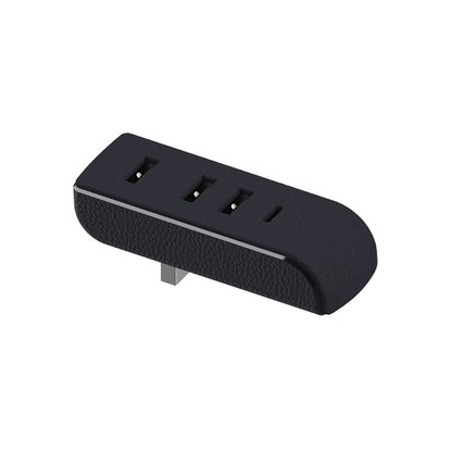 สำหรับ Tesla รุ่น 3/Y รถ AH37 3 USB + 1 Type-C/USB-C Port Hub Docking Station, AH37