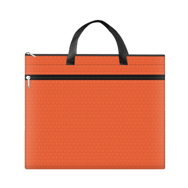 A3-8133 กระเป๋าใส่แฟ้มซิปแบบใช้มือถือความจุขนาดใหญ่ Oxford Cloth Waterproof Art Storage Bag