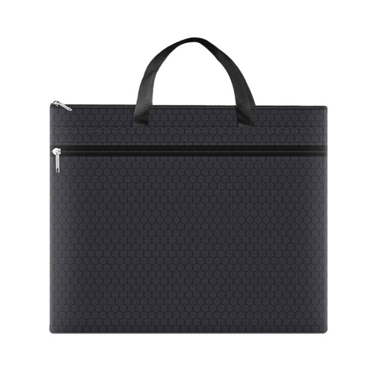 A3-8133 กระเป๋าใส่แฟ้มซิปแบบใช้มือถือความจุขนาดใหญ่ Oxford Cloth Waterproof Art Storage Bag