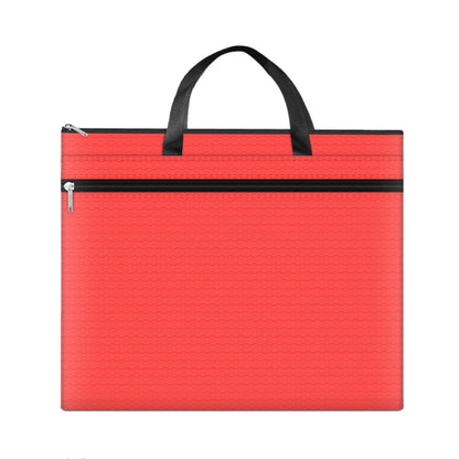 A3-8133 กระเป๋าใส่แฟ้มซิปแบบใช้มือถือความจุขนาดใหญ่ Oxford Cloth Waterproof Art Storage Bag