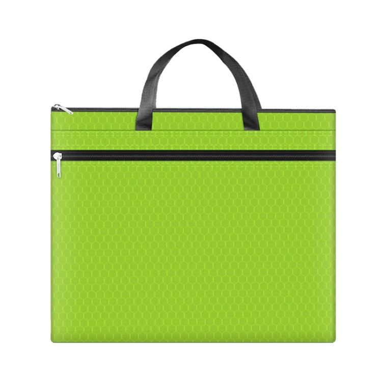 A3-8133 กระเป๋าใส่แฟ้มซิปแบบใช้มือถือความจุขนาดใหญ่ Oxford Cloth Waterproof Art Storage Bag