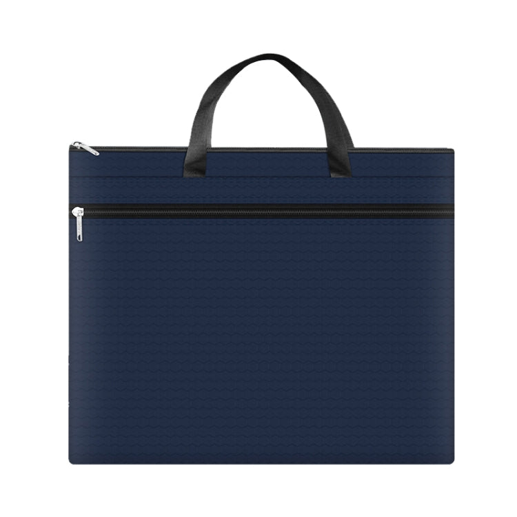 A3-8133 กระเป๋าใส่แฟ้มซิปแบบใช้มือถือความจุขนาดใหญ่ Oxford Cloth Waterproof Art Storage Bag