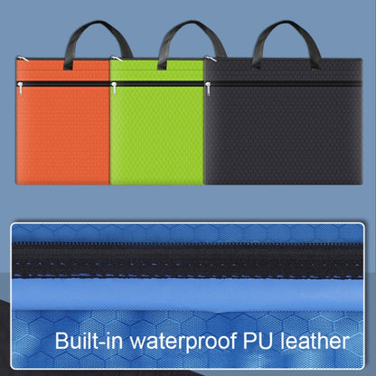 A3-8133 กระเป๋าใส่แฟ้มซิปแบบใช้มือถือความจุขนาดใหญ่ Oxford Cloth Waterproof Art Storage Bag
