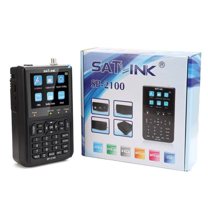 SATLINK SP-2100 HD Finder Meter เครื่องวัดสัญญาณดาวเทียมแบบใช้มือถือ, SP-2100