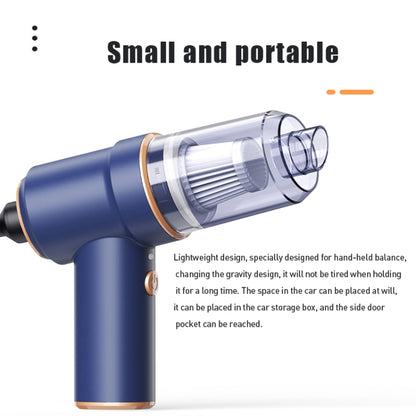 เครื่องดูดฝุ่นในรถยนต์แบบชาร์จไร้สายขนาดเล็กเครื่องดูดฝุ่นพลังสูงแบบใช้มือถือ, 117C-Blue, 117CD-Blue, 117CG-Blue, 117C-Black, 117CD-Black, 117CG-Black, 117C-White, 117CD-White