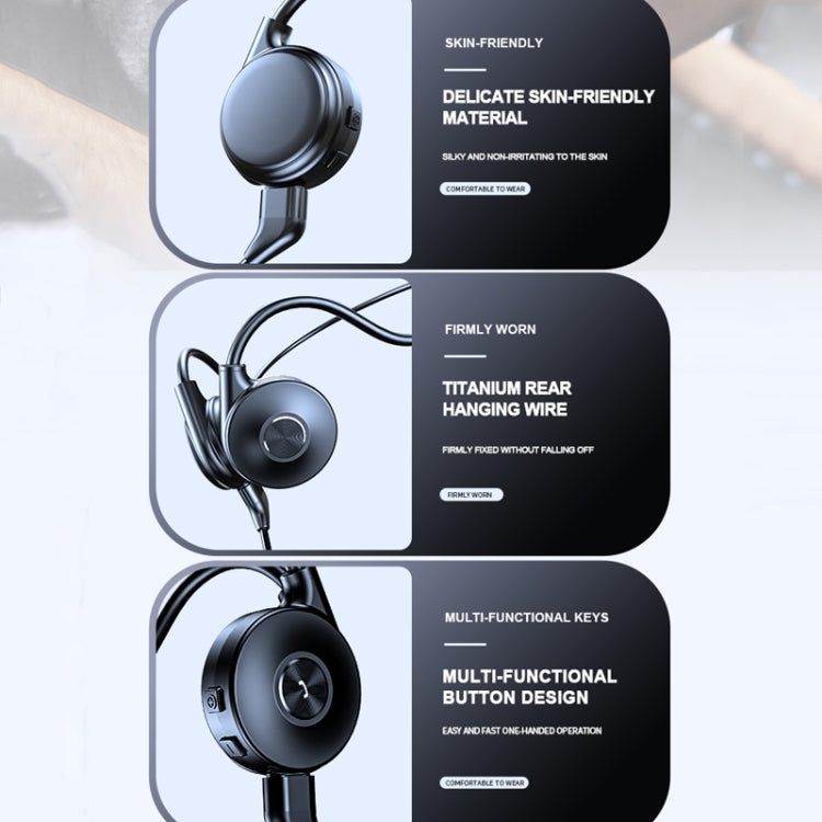 M1 Stereo Sound Running Sports Bone Conduction หูฟังบลูทูธพร้อมไมโครโฟน