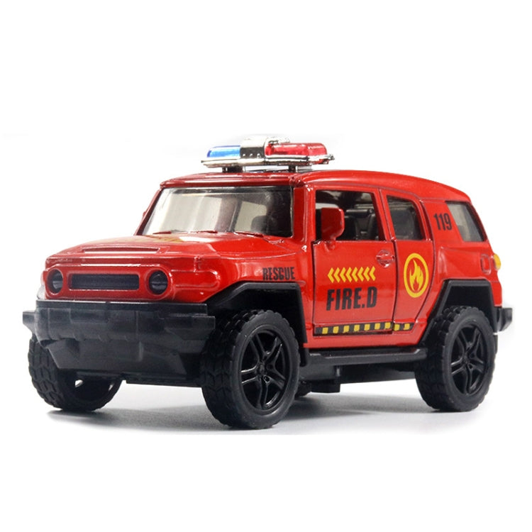 1:36 ออฟโรดรถตำรวจรถพยาบาลโมเดลรถเด็กของเล่นมีเสียงและไฟ, Police Car, Ambulance Car, fire truck, Army