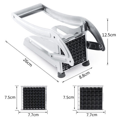 JD-052 เฟรนช์ฟรายส์สแตนเลสตัดมัลติฟังก์ชั่นโฮมแมนนวลตัดทอด, Potato Cutter 4, Potato Cutter 5