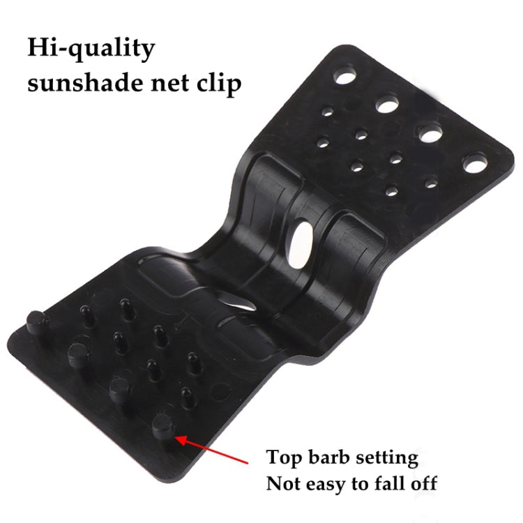 50pcs Sunshade Net Clip Garden Greenhouse Netting Shade Cloth Fastener, Butterfly Type