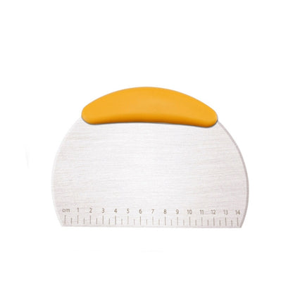 เครื่องตัด Nougat ขนาดใหญ่และกว้าง 2 ชิ้นพร้อมเครื่องตัดมาตราส่วน, 2pcs Large (Yellow)